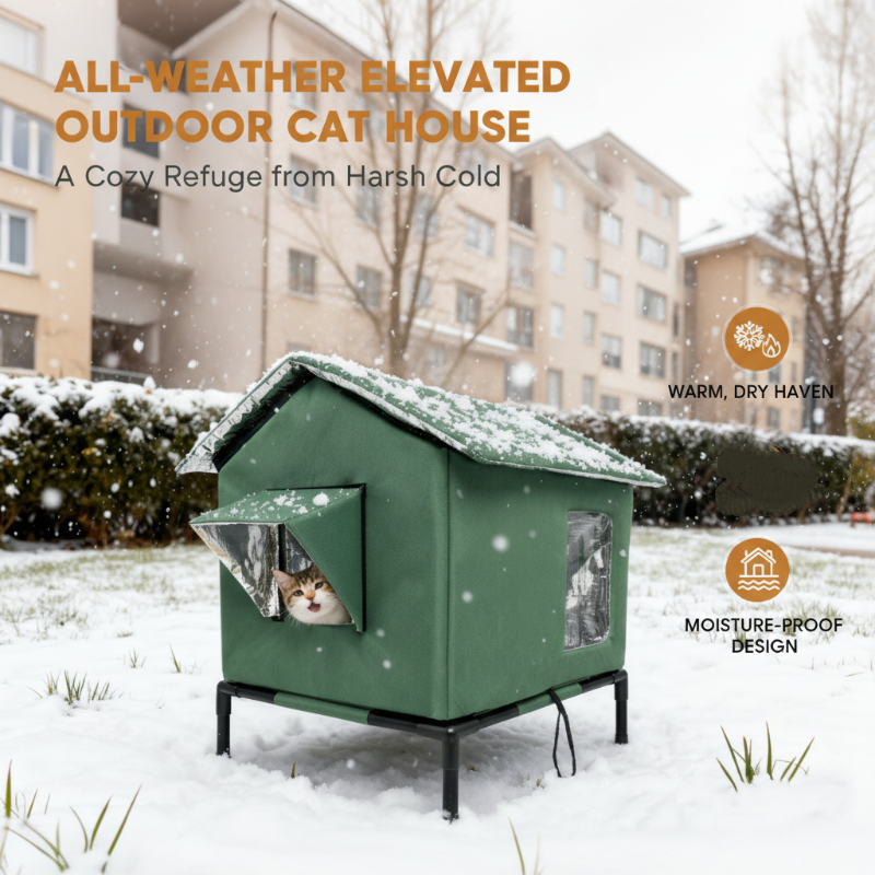 WhiskerHaven – Premium Outdoor Cat House – image 4