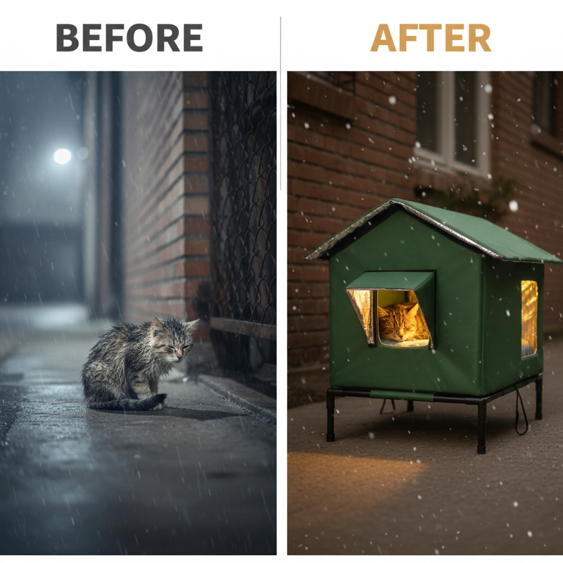 WhiskerHaven – Premium Outdoor Cat House – image 10