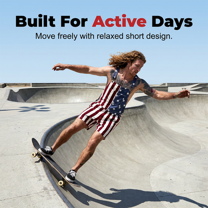 PatriotVibe – Summer Denim Shortalls – image 4