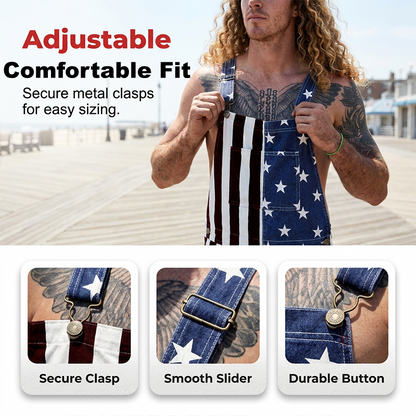 PatriotVibe – Summer Denim Shortalls – image 3