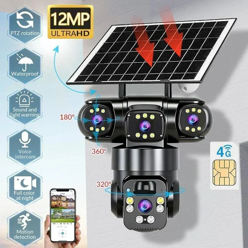 EagleView – 360° Solar WiFi Camera – BUY 2