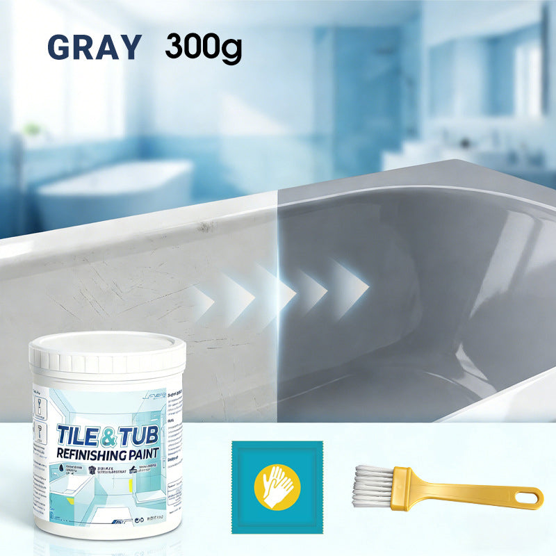 AquaCoat - Waterproof Tile Renewal Paint – 300g / Gray