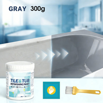 AquaCoat - Waterproof Tile Renewal Paint – 300g / Gray
