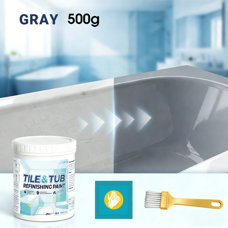 AquaCoat - Waterproof Tile Renewal Paint – 500g / Gray