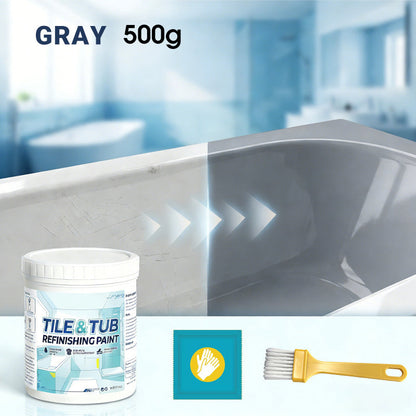 AquaCoat - Waterproof Tile Renewal Paint – 500g / Gray
