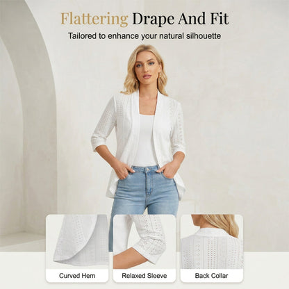 AiryChic – Breathable Summer Eyelet Cardigan – image 14