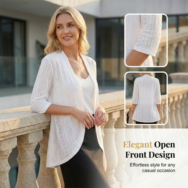 AiryChic – Breathable Summer Eyelet Cardigan – image 5