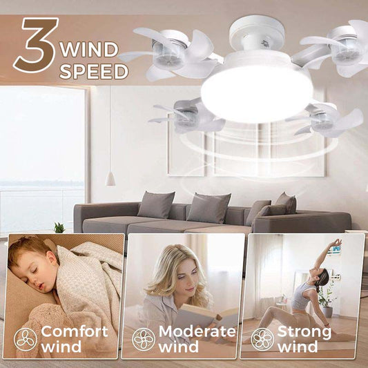 AeroLite – 2‑in‑1 LED Fan Light – 4 Heads