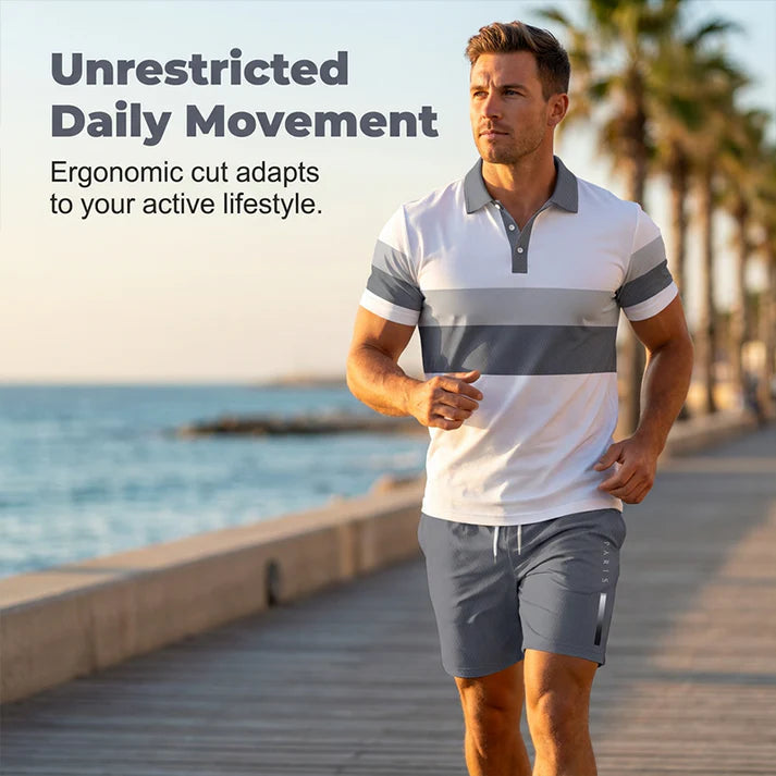 FlexFit – Men’s Two-Piece Shirt & Shorts Set – image 10