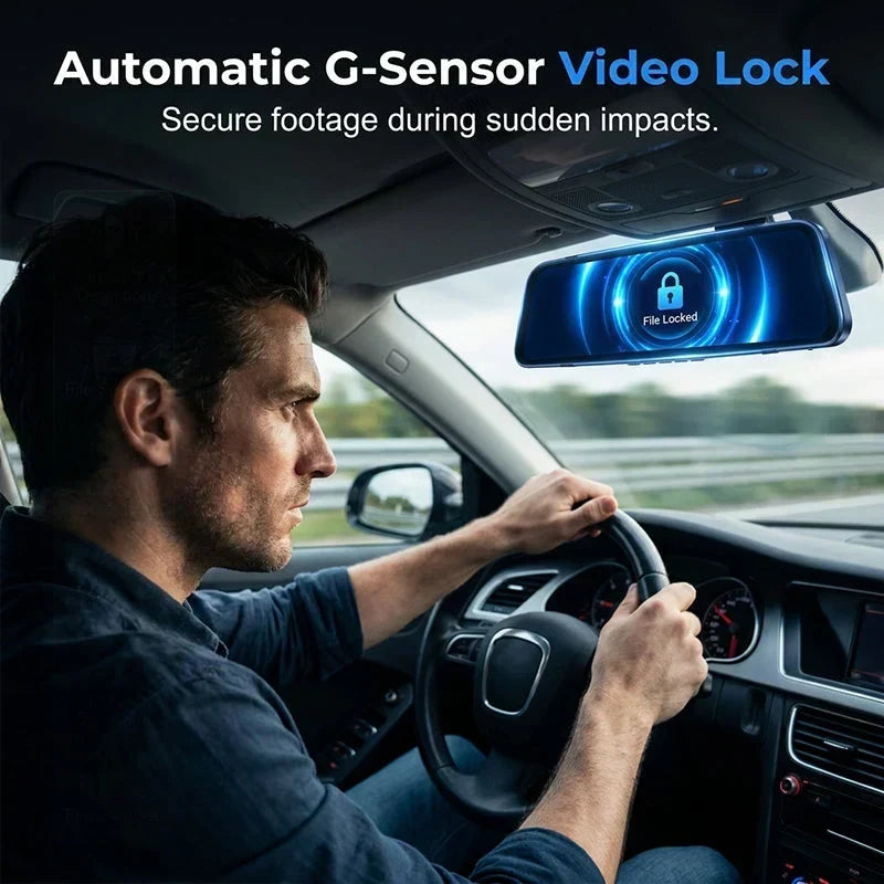 DriveGuard – Dual Lens Rearview Mirror Dash Cam – image 4