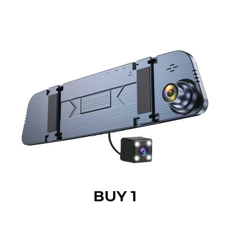 DriveGuard – Dual Lens Rearview Mirror Dash Cam – Buy 1