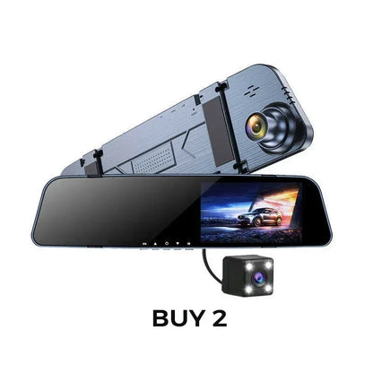 DriveGuard – Dual Lens Rearview Mirror Dash Cam – Buy 2