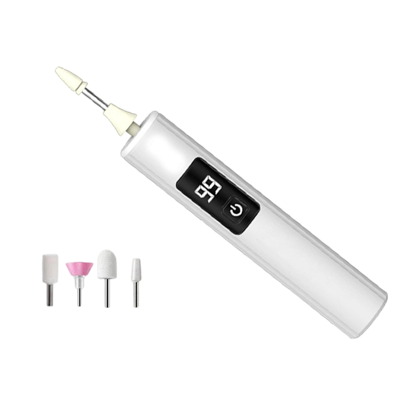 FlawlessTouch – Nail Drill & Buffing System – Electric Nail Drill+4 types of grinding head accessories / BUY 1 / Only Nail Polisher