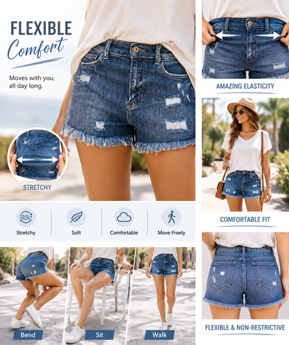 UrbanEase – Women’s Casual Denim Shorts – image 3