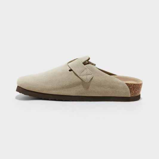 The Cloud Clog — Genuine Suede – Taupe / EU 38 / UK 5 / US 6