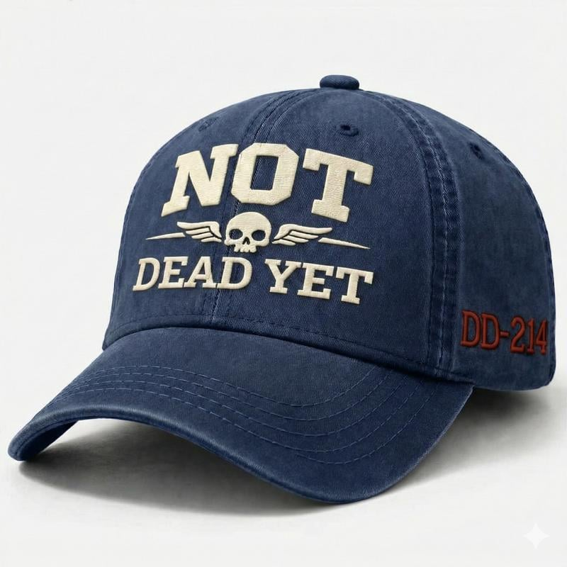 PatriotEdge – Veteran Tribute Cotton Dad Hat – Navy (1 Hat)