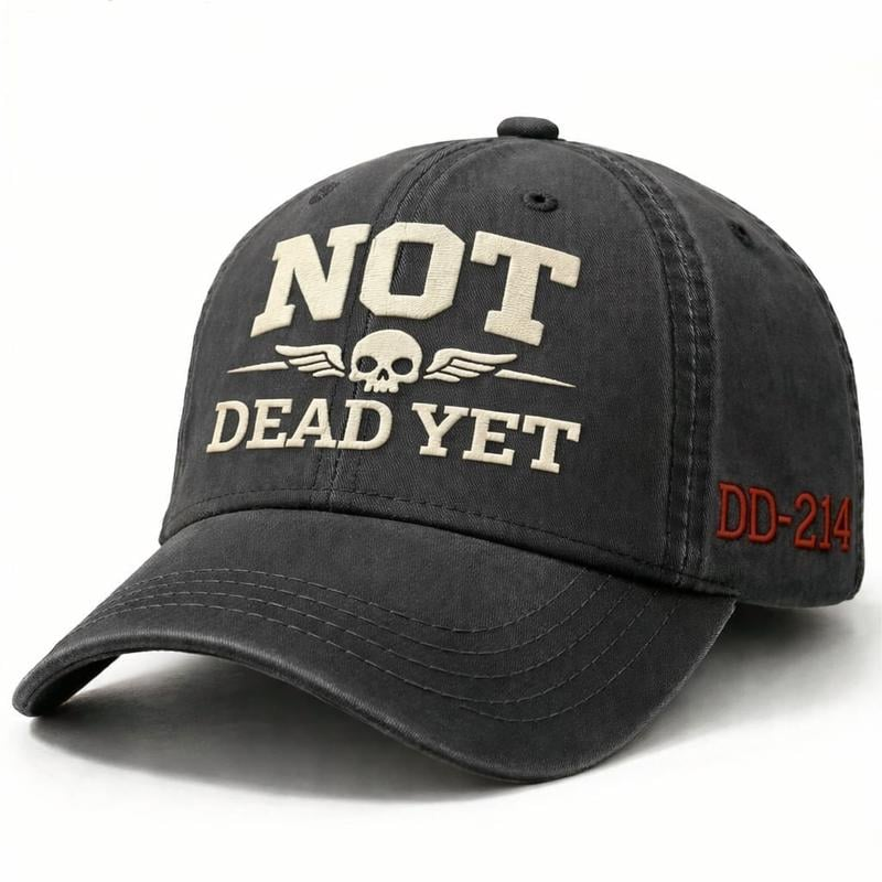 PatriotEdge – Veteran Tribute Cotton Dad Hat – Black (1 Hat)