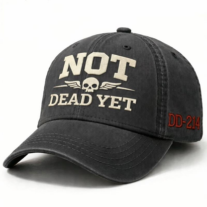 PatriotEdge – Veteran Tribute Cotton Dad Hat – Black (1 Hat)