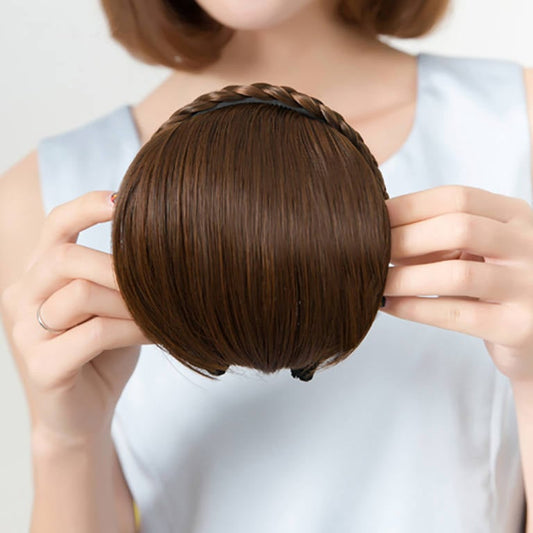 BellaBangs – Instant Hair Transformation – Straight Edge / Dark Brown
