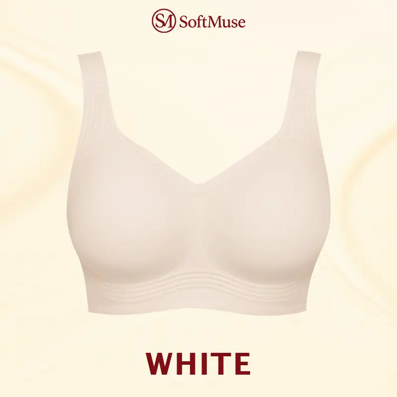 LuxeLift – Super Firming Wirefree Bra – White / 30
