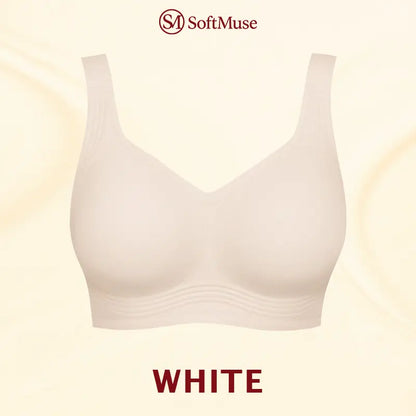 LuxeLift – Super Firming Wirefree Bra – White / 30