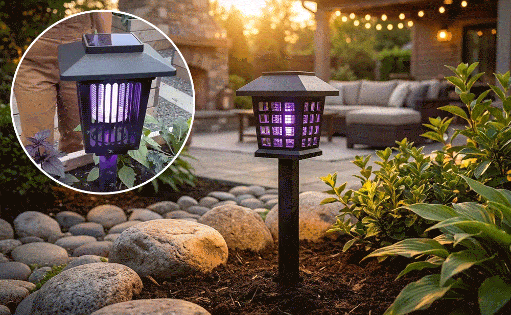 FlameGuard Solar – Mosquito Zapper Torch – image 2
