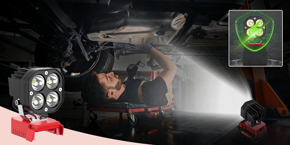 BrightGuard – Heavy-Duty LED Work Light Protecting Your Battery – image 5