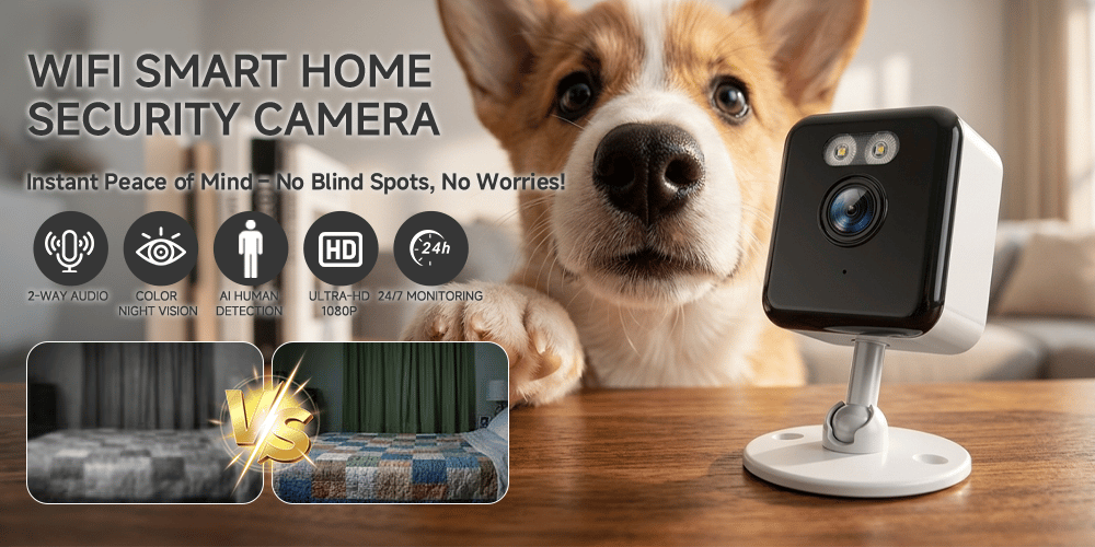 SecureView – WiFi Smart Security Camera – Buy 1 pc