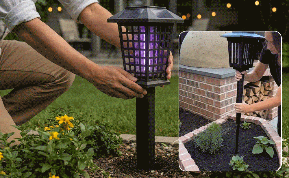FlameGuard Solar – Mosquito Zapper Torch – image 3