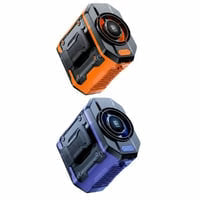 BreezeForce – Premium Hands-Free Outdoor Cooling Waist Fan – Orange +Purple