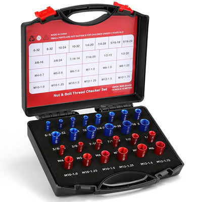 ThreadPro – Nut & Bolt Thread Checker – 44 pcs set