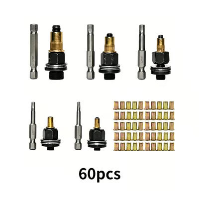 BoltMaster – Heavy Duty Multi Size Rivet Nut Setter Set – M3-M8 Set [60 pcs]