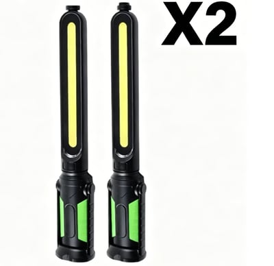 TwinBeam – Dual-Light Magnetic Inspection Lamp – 2 sets (4 beams)