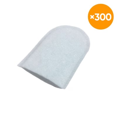 AquaShield – Tap Water Purification Filter Cotton – 300 thin filter bags [with 60 straps]