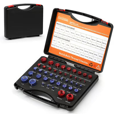 ThreadPro – Nut & Bolt Thread Checker – 26 pcs set