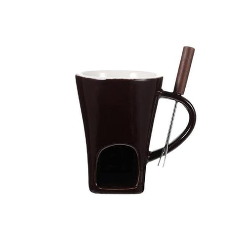 FondueMelt – Multi-Functional Ceramic Fondue Mug – Coffee