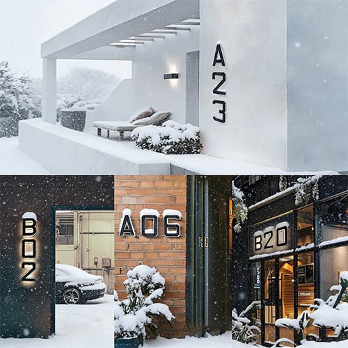 LumiSign – Solar Outdoor Address Number Light – image 5
