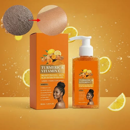 PureTura – Skin Brightening Turmeric Scrub Cleanser – image 3