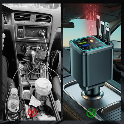ChargeFlow Pro | 7-in-1 Retractable Car Power Hub – image 3