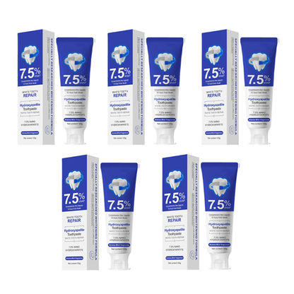 PearlGuard – 7.5% Nano Hydroxyapatite Toothpaste – 5 pcs