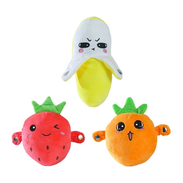 TuneTeddy – Interactive Musical Plush Toy – Banana+Strawberry+Carrot