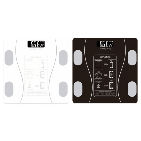 VistaLean – Intelligent Weight & Fat Analyzer – 1*White+1*Black