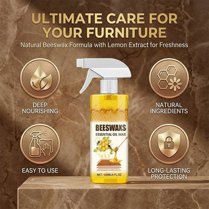 WoodAura – Natural Beeswax Floor Shine Spray – image 2