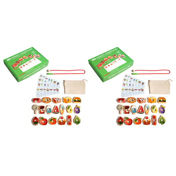 PlayCrawl – Interactive Caterpillar Threading Game – 2 set