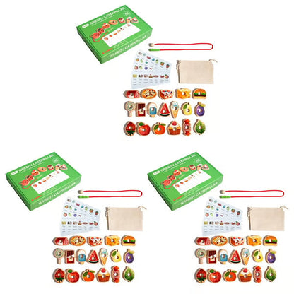 PlayCrawl – Interactive Caterpillar Threading Game – 3 set