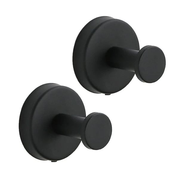 StrongFix – Multi-Surface Suction Hook – Black / No Punching / 2 Pack