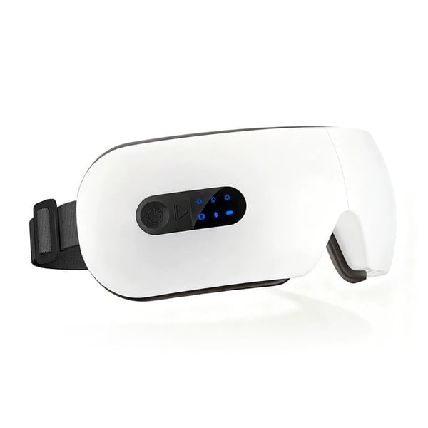 CalmGaze – Heated Eye Massager with Audio Therapy – Deluxe Edition (Bluetooth + Vibration + Heat)