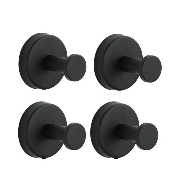 StrongFix – Multi-Surface Suction Hook – Black / No Punching / 4 Pack