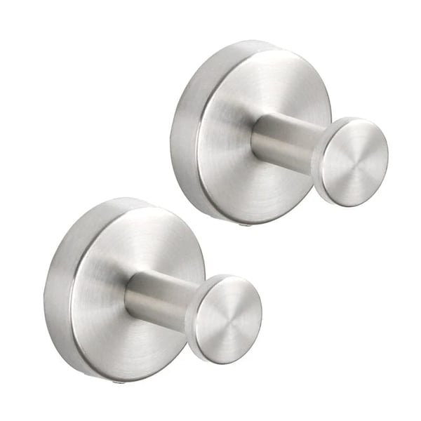StrongFix – Multi-Surface Suction Hook – Silver / No Punching / 2 Pack