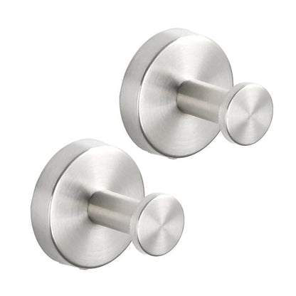StrongFix – Multi-Surface Suction Hook – Silver / No Punching / 2 Pack
